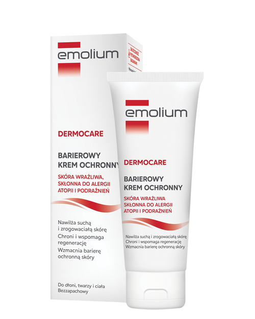 Emolium DERMOCARE Barierowy krem ochronny, 75 ml 